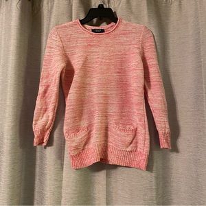CHAPS by Ralph Lauren Pink Crewneck Sweater Size Small Petite